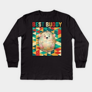 Best Buddy Porcupine Kids Long Sleeve T-Shirt